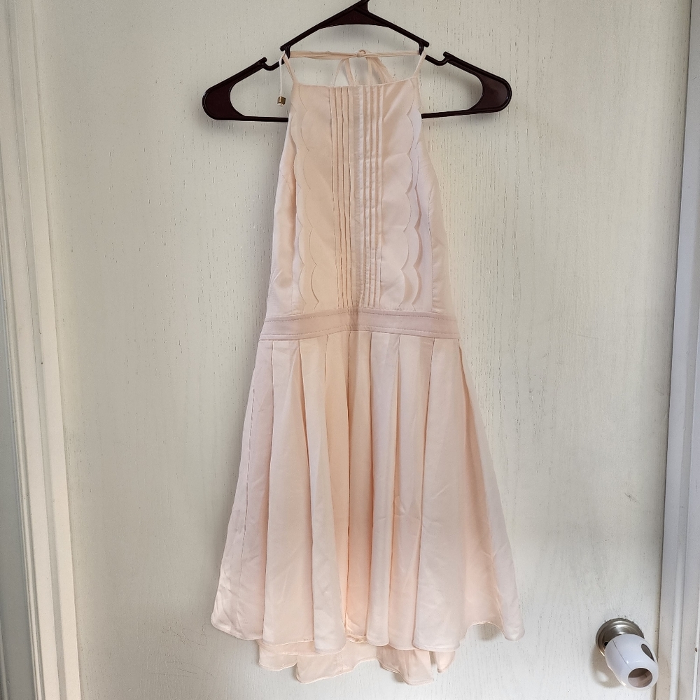 Double Zero Dress, Peach Size medium